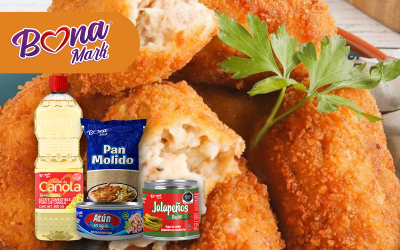 Croquetas de Atún con Jalapeño, empanizadas con Pan Molido BONAMARK