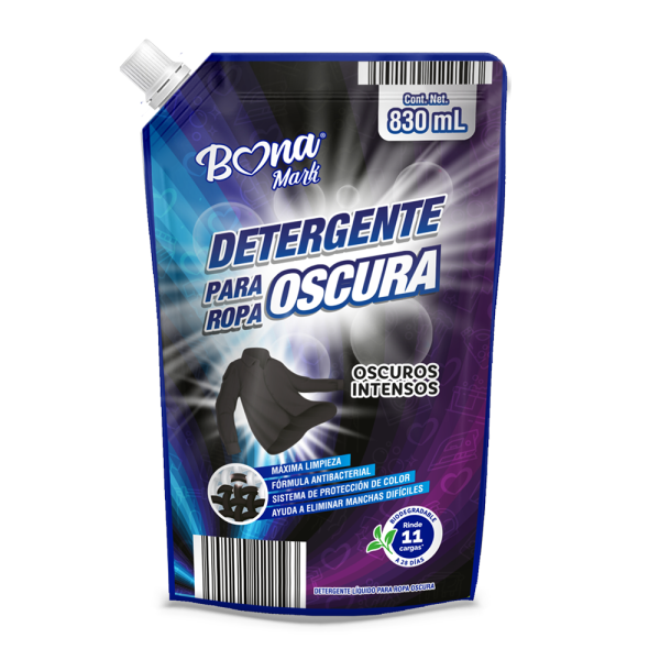 Detergente de Ropa Oscura BONAMARK 830 ml