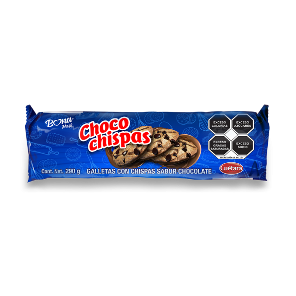 Galletas De Chocolate con Chispas BONAMARK 290g
