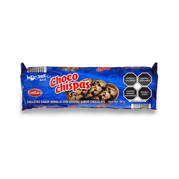 Galletas de Chocolate con Chispas BONAMARK 84g
