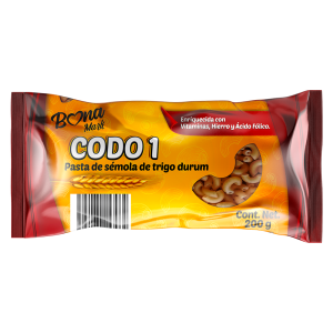 Pasta para sopa codo 1 BONAMARK 40/200 g