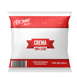 Crema Natural BONAMARK bolsa 450 ml