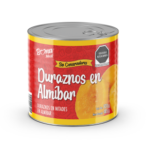 Duraznos en almíbar BONAMARK 820 g