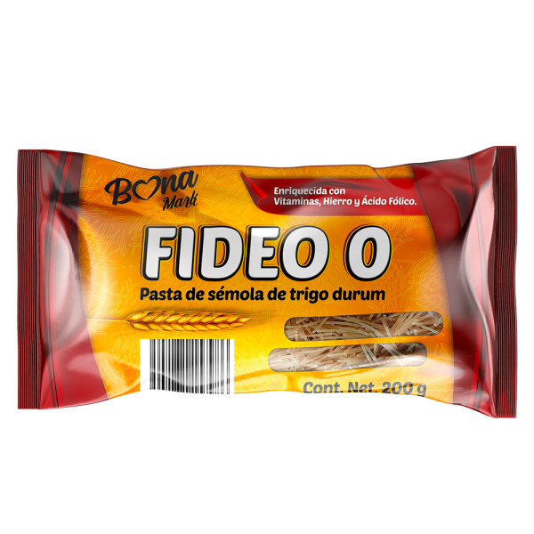 Pasta para sopa fideo 0 BONAMARK 200 g