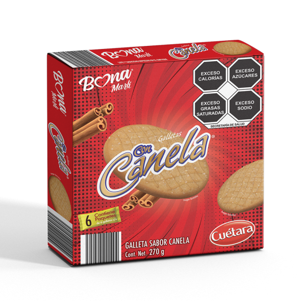 Galleta Con Canela BONAMARK 270g