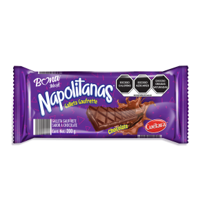 GGalleta Waffer Napolitanas Chocolate BONAMARK 200g