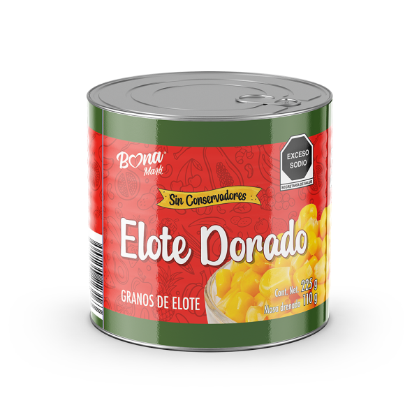 Granos de elote BONAMARK 225 g