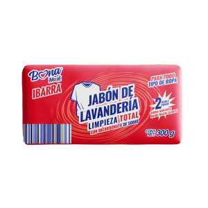 Detergente en Barra con Bicarbonato BONAMARK 300 gr