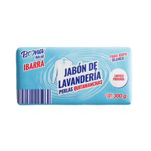 Detergente en Barra con Perlas Quitamanchas BONAMARK 300 gr