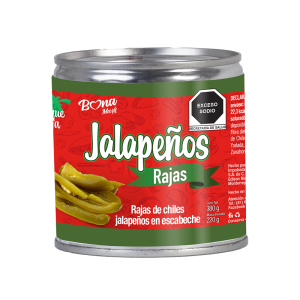 Chiles rajas BONAMARK 380 g