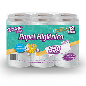 Papel higienico BONAMARK 12r / 350HD