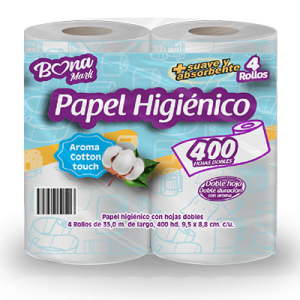 Papel higienico BONAMARK 4r / 400HD