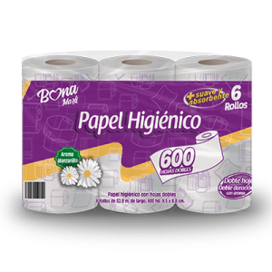 Papel higiénico BONAMARK 6r / 600HD