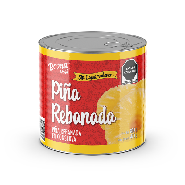 Piña en almíbar BONAMARK 800 g