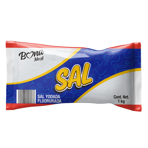Sal yodada fluorurada BONAMARK 1 kg