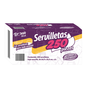 Servilletas BONAMARK 250 hs