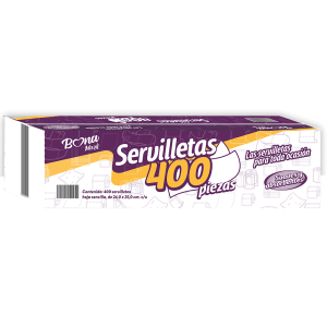 Servilletas BONAMARK 400 hs