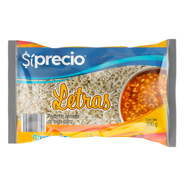 Pasta para sopa letras Síprecio 200 g