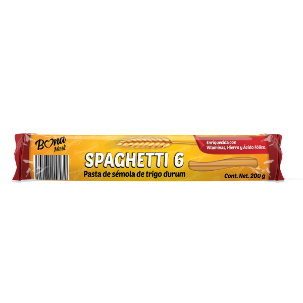 Pasta para sopa spaghetti BONAMARK 200 g