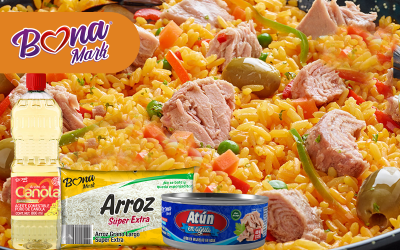 Paella Casera con Arroz y Atún (versión económica y fácil)